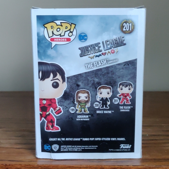 Funko Pop 201 - The Flash (Unmasked) - Picture 3 of 8
